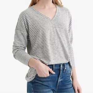 Lucky Brand Striped Long Sleeve Top
